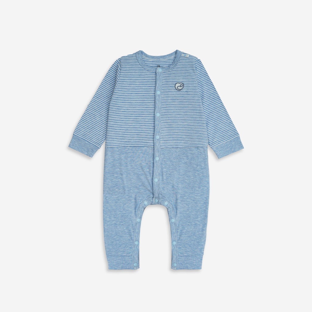 Bodysuit cho bé Sơ Sinh cài cúc giữa chất liệu Siro Cotton mềm mại BU Baby BSR210200 | Quần áo BU Baby chính hãng