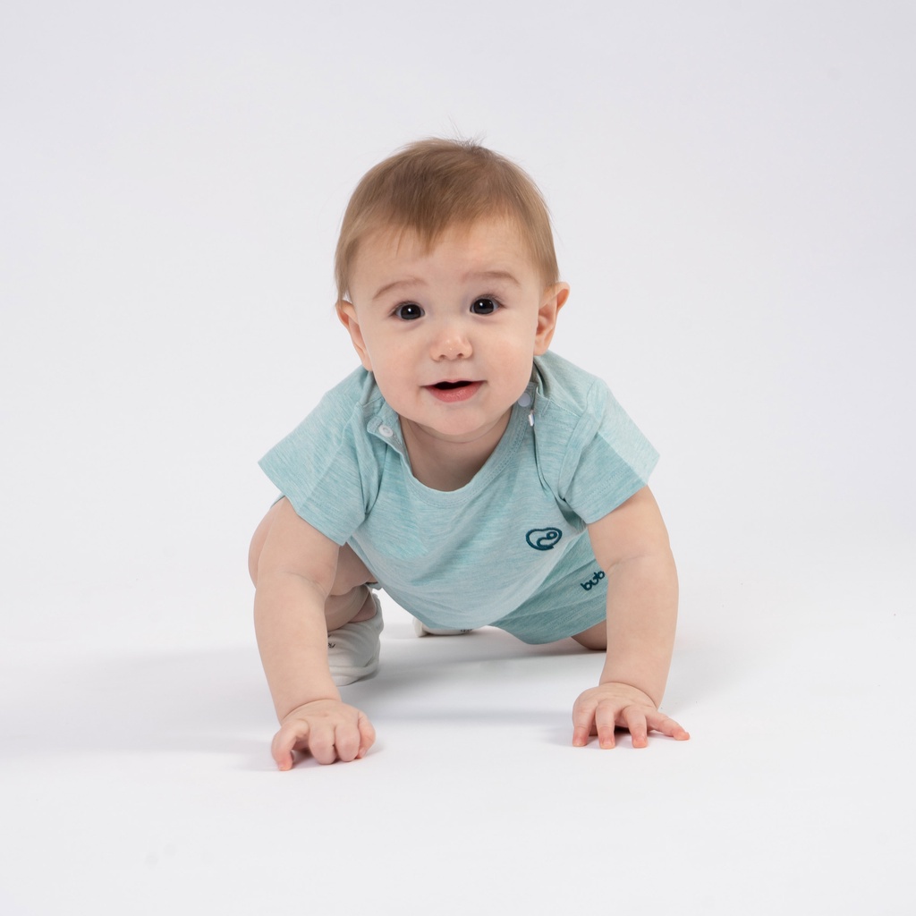 Bộ Cộc bé trai, bé gái Sợi Tre, bộ cộc BU mặc hè cho bé BBB130104 | Quần áo BU Baby chính hãng