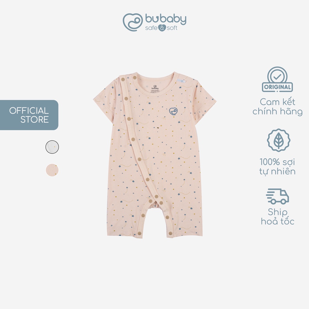 Body ngắn tay cài chéo Twinkle - Bambus BBB230801 | Quần áo BU Baby chính hãng