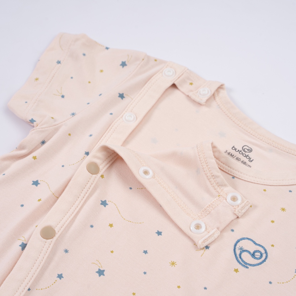 Body ngắn tay cài chéo Twinkle - Bambus BBB230801 | Quần áo BU Baby chính hãng