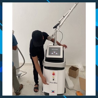 Máy laser trục khuỷu pico win | máy laser xóa xăm, xóa nám tàn nhang new 2023 bảo hành 24 tháng