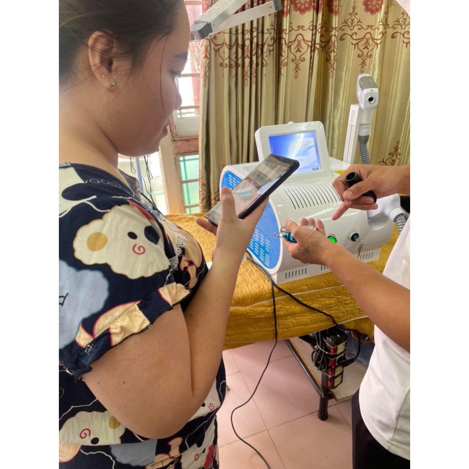 Máy Laser Mini SE Tặng Kèm Kệ, BH 12 Tháng