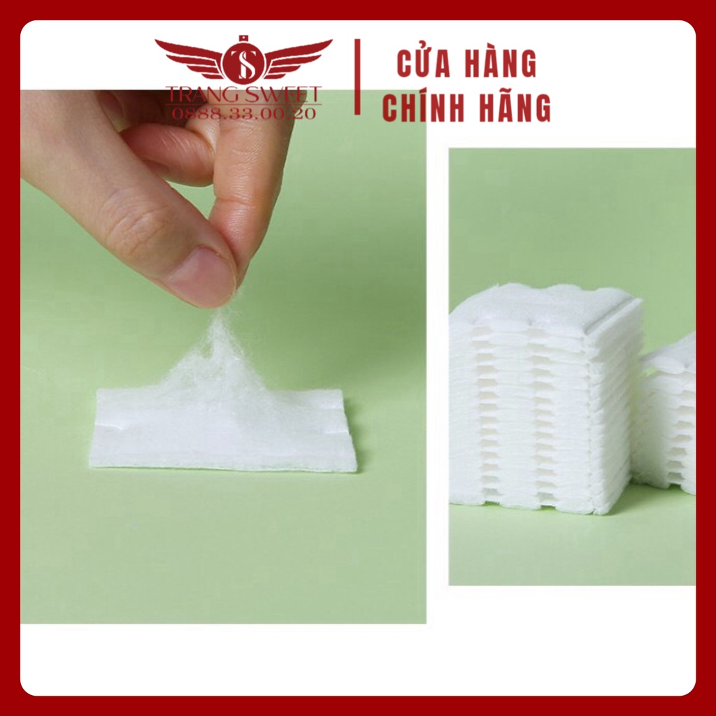 Bông tẩy trang 3 lớp Cotton Pads Túi 222 miếng