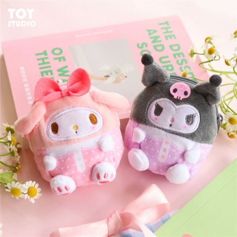 Móc Khóa Ví Bông Nhân Vật Hoạt Hình Dễ Thương - MK1676 - BCorner