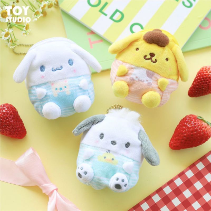 Móc Khóa Ví Bông Nhân Vật Hoạt Hình Dễ Thương - MK1676 - BCorner