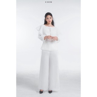 Coem | set đồ linen cổ thuyền 2 lớp - set khoi