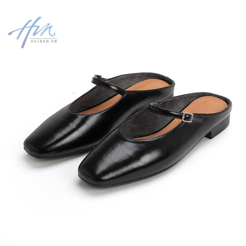 Dép Mary Jane Mũi Vuông Thời Trang Mùa Hè 2023 Phong Cách Retro Dành Cho Nữ