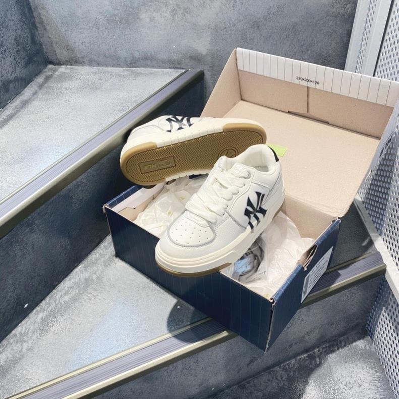 Giày thế thao đế cao hack dáng MLb LINer đế nâu mới ra mắt