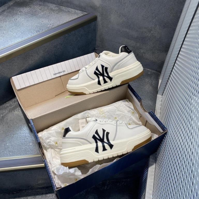 Giày thế thao đế cao hack dáng MLb LINer đế nâu mới ra mắt