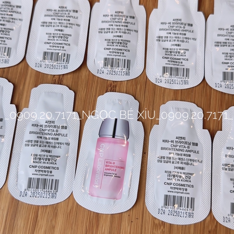 Tinh chất CNP Vita B Brightening Ampule Cung cấp 7 Loại Vitamin B