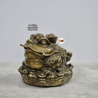 Cóc 3 chân ( thiềm thừ ) size nhỏ bằng đồng phong thuỷ