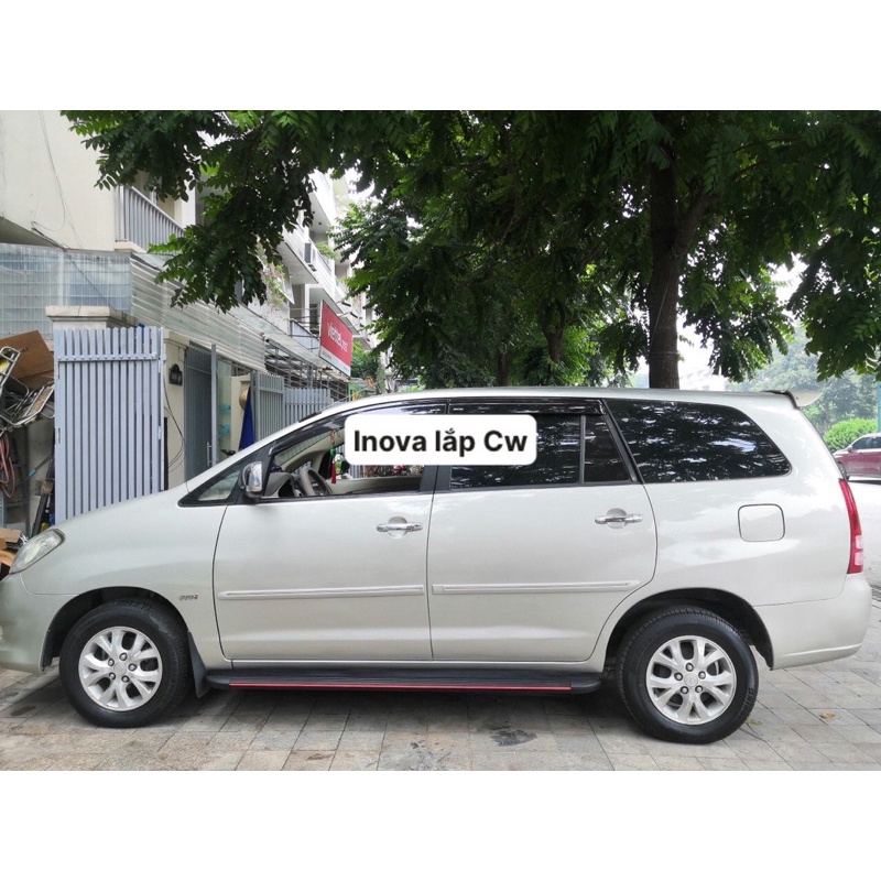 Bậc lên xuống, bệ bước chân cho Toyota INNOVA 2017 - 2022 mới nhất