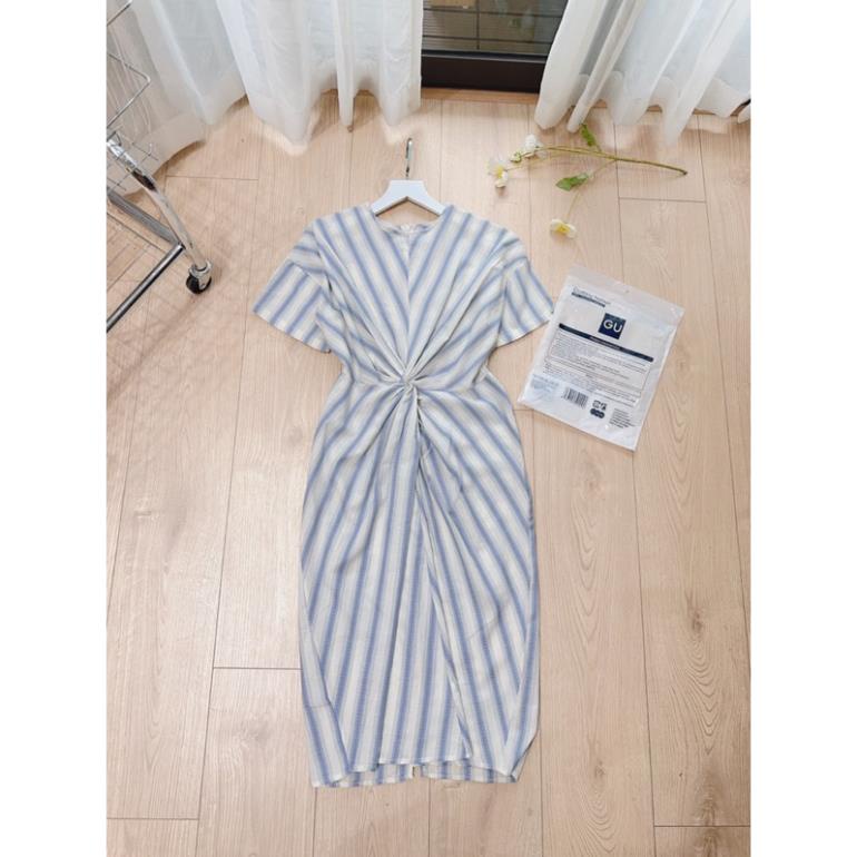 VÁY XOẮN EO SỌC TAY TRỄ ☘️