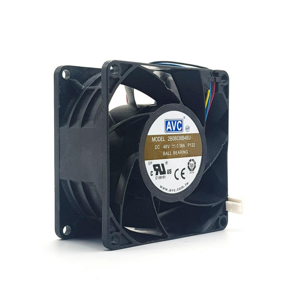 Quạt tản nhiệt 48V 0.58A 8CM 8x8x3.8CM AVC chính hãng siêu khỏe ShopLinhKienHT