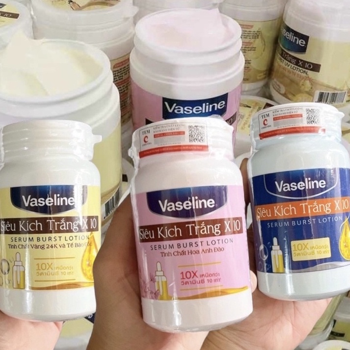 Siêu Kích Trắng CHÍNH HÃNG Vaseline Super Mix Alpha Arbutin Super Boost Whitening 200Gr - DORIS