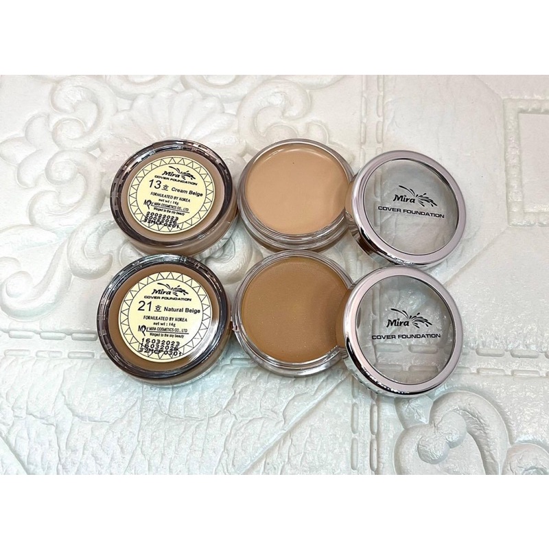 kem nền che khuyết điểm Mira Cover Foundation (tông21)