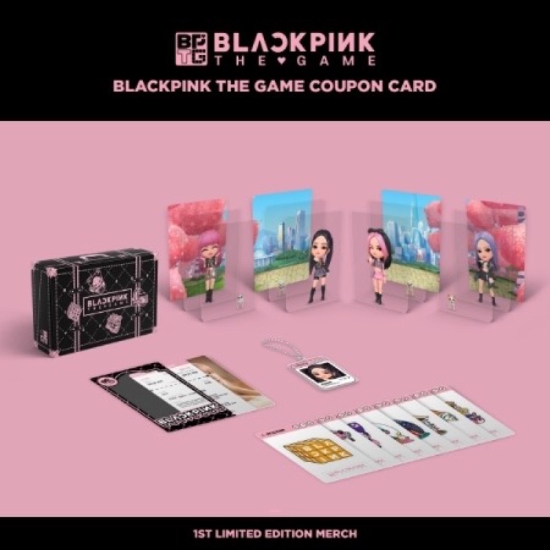 Bộ thẻ ảnh BLACKPINK The Game Coupon Card - BPTG