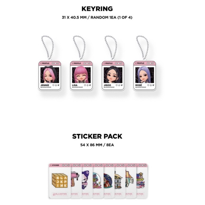 Bộ thẻ ảnh BLACKPINK The Game Coupon Card - BPTG