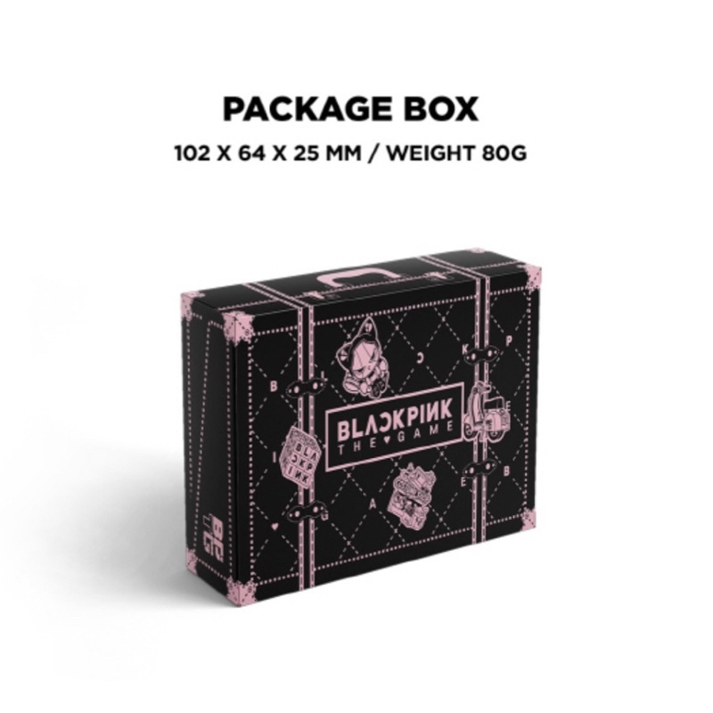Bộ thẻ ảnh BLACKPINK The Game Coupon Card - BPTG