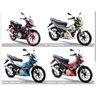 Chóa trắng satria raider xăng cơ 150