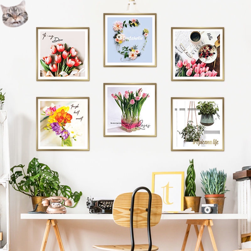 Miếng Dán Tường Giả Cây Xanh 3d Chống Thấm Nước Trang Trí Phòng Ngủ Phòng Tắm