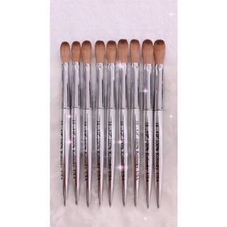 Cọ Đắp Bột nail chuẩn Âu - Mỹ kolinsky cán inox