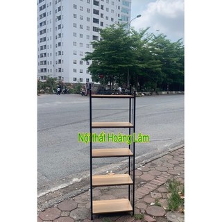 [Mã LIFEBKA5 giảm 10% tối đa 1 Triệu đơn 500k] Kệ sách sắt đa năng 5 tầng dài 60 cm
