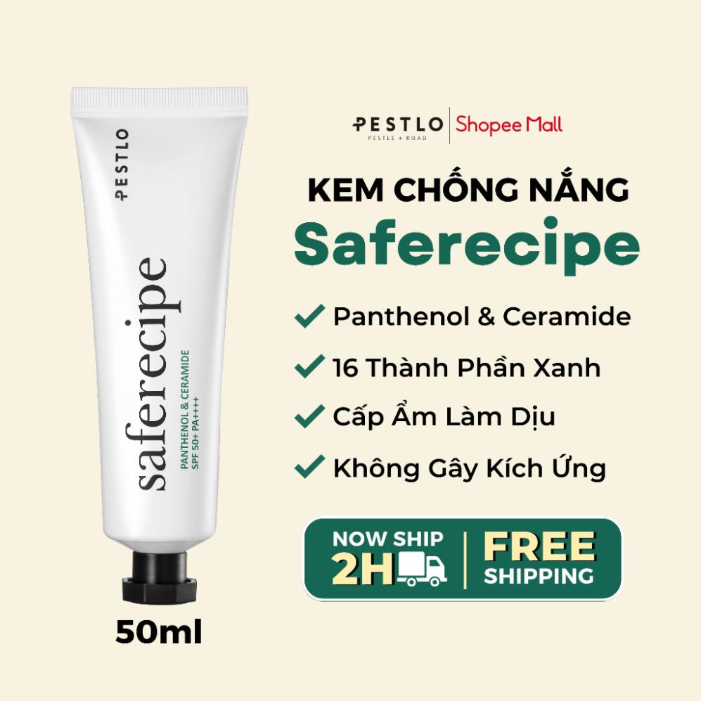 Kem chống nắng PESTLO Safe Recipe Sun Essence SPF50 PA++++ 50ml