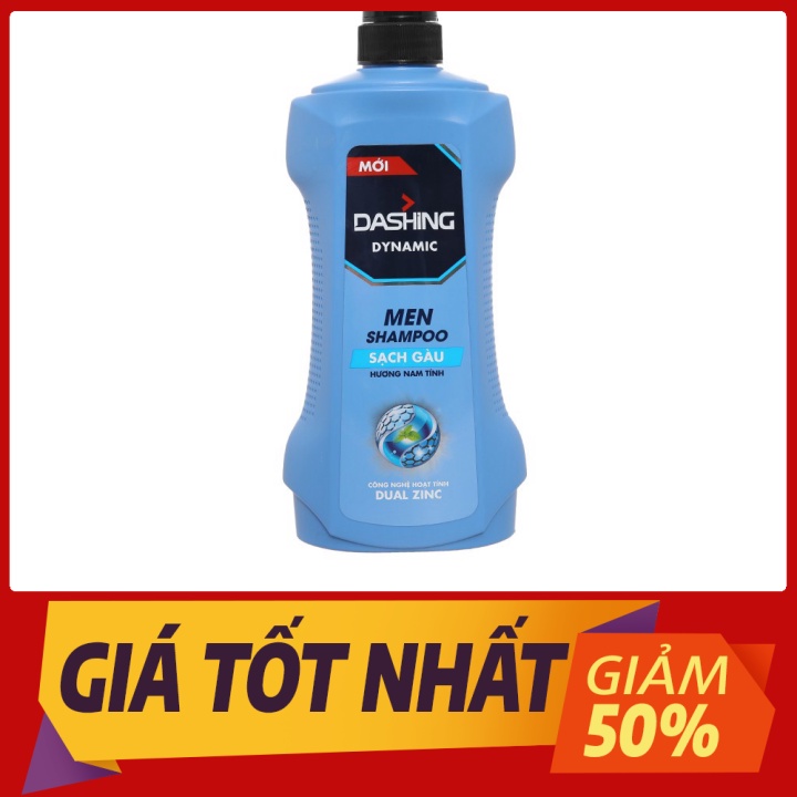  Dầu gội Dashing Men Dynamic sạch gàu 650g