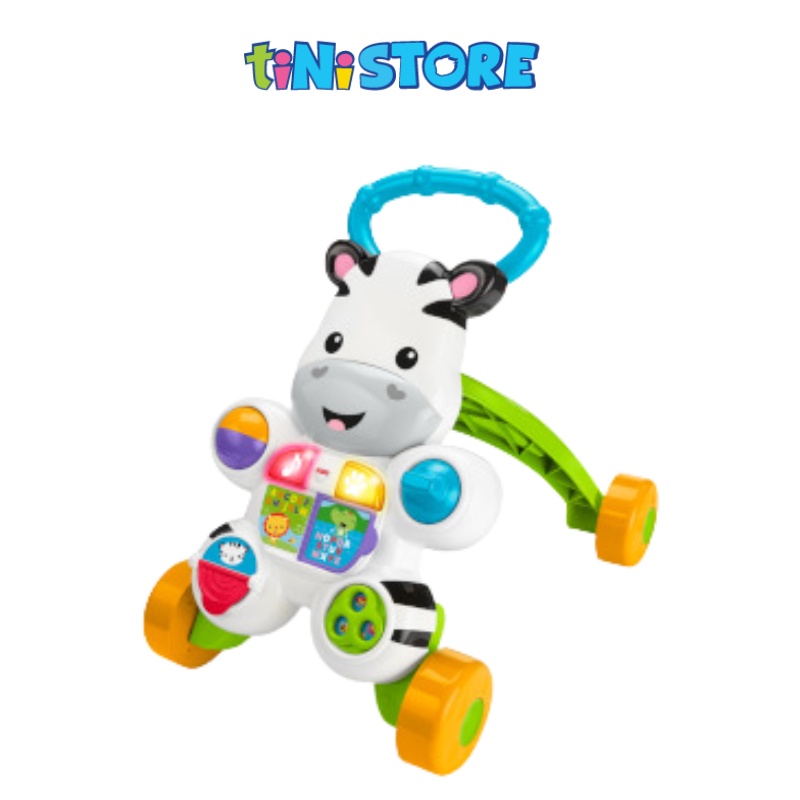 tiNiStore-Đồ chơi xe tập đi hình ngựa vằn có nhạc và đèn Fisher Price DKH809998