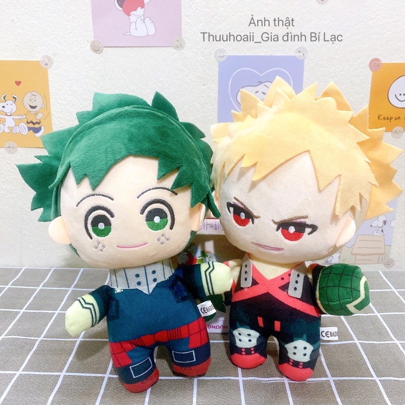 Gấu bông Anime các loại - Thú nhồi bông nhân vật Demon Slayer, quỷ cưa Pochita, Naruto