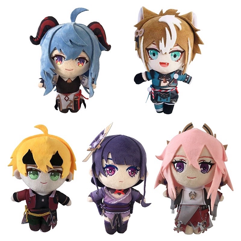 Gấu bông Anime các loại - Thú nhồi bông nhân vật Demon Slayer, quỷ cưa Pochita, Naruto