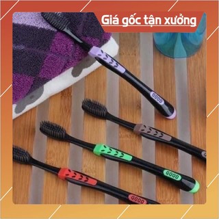 Sét 4 chiếc bàn chải than tre hoạt tính - shop lemarsx