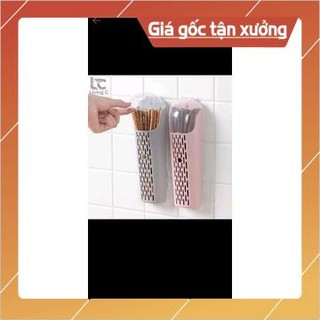 Ống đựng đũa dán tường có nắp đậy - Shop Lemarsx