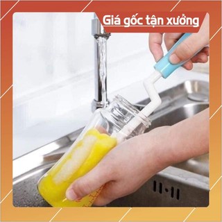 Cọ rửa bình sữa 4 chi tiết, bộ rửa bình sữa, rửa cốc 4 chi tiết