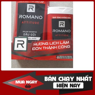 Romano - Dầu gội cao cấp Attitude 650g tặng kèm chai tắm 150g