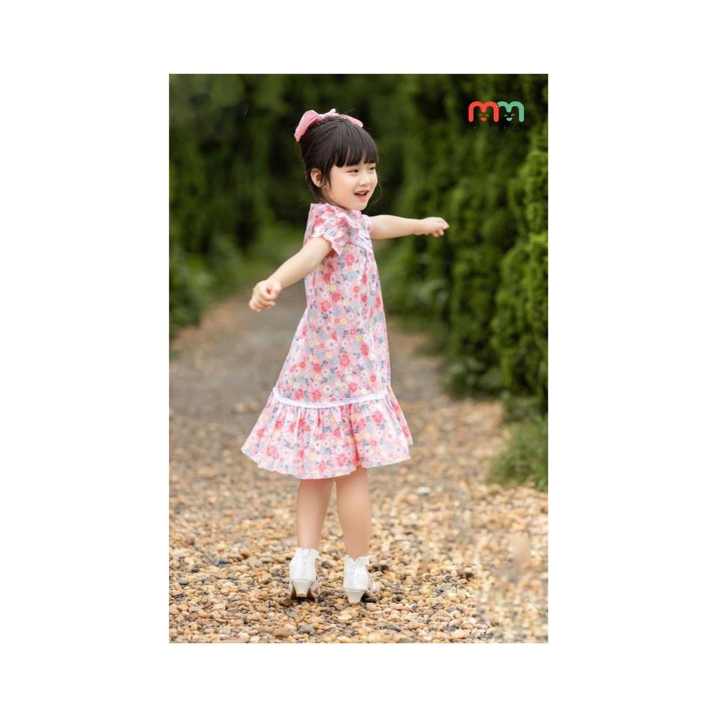 Váy bé gái hoa nhí dễ thương chất cotton thô Hàn mềm nhẹ cho bé 10 -34kg , phân phối bởiTop1Sport , 1506