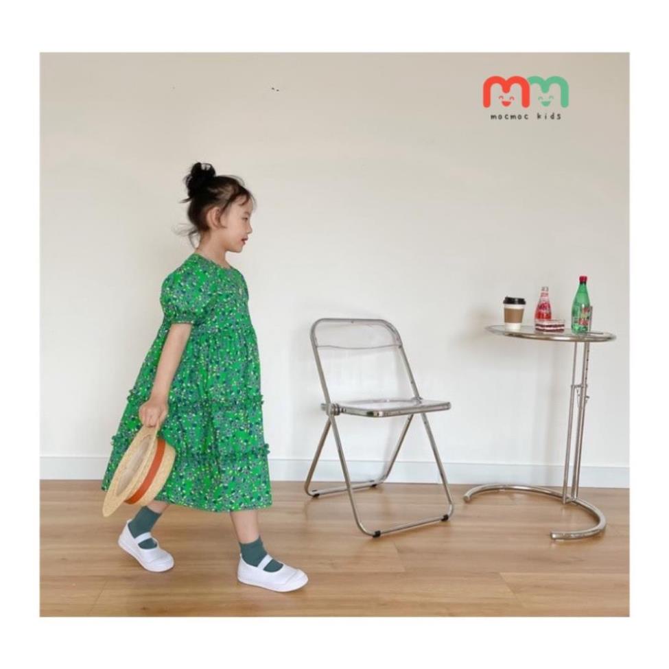 Váy bé gái hoa nhí dễ thương chất cotton thô Hàn mềm nhẹ cho bé 10 -34kg , phân phối bởiTop1Sport , 1506