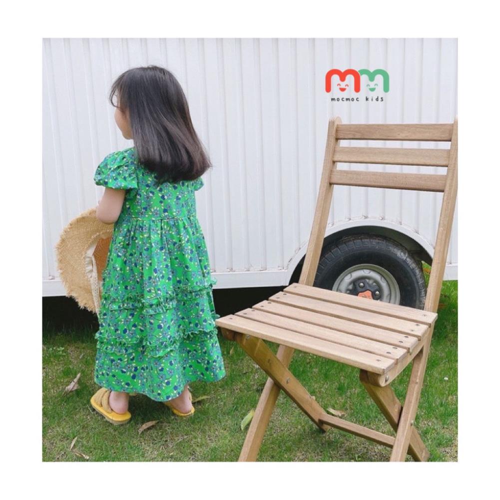 Váy bé gái hoa nhí dễ thương chất cotton thô Hàn mềm nhẹ cho bé 10 -34kg , phân phối bởiTop1Sport , 1506