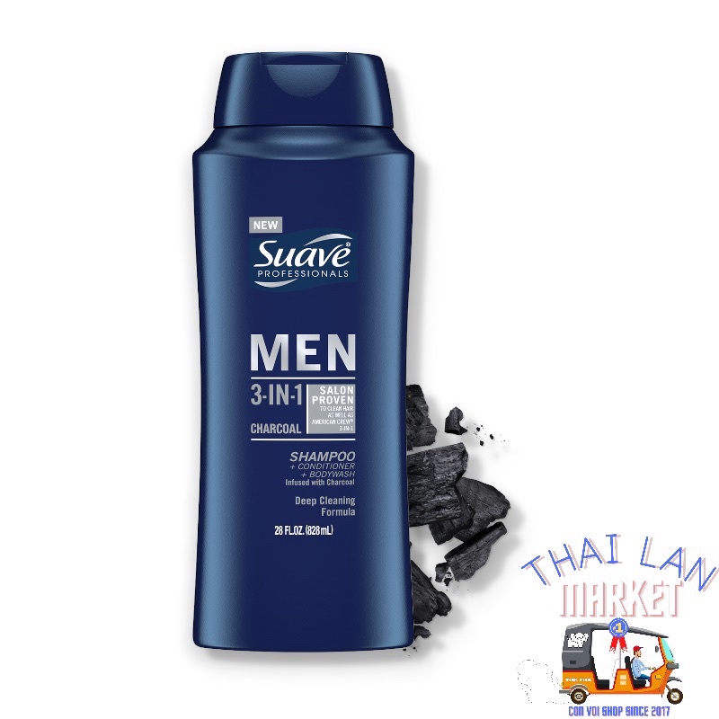 Dầu gội nam Suave Men 3 in 1