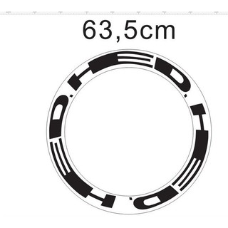 Tem Decal HED dán vành 7cm fixed gear