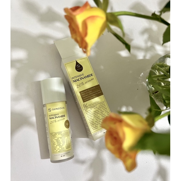 Niacinamide 20% Skinsolve se khít lỗ chân lông, mờ thâm mụn hiệu quả