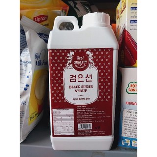 Siro Đường đen Hàn Quốc chai 1 lít