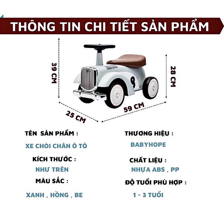 . Xe chòi chân trẻ em hình ô tô phát nhạc đèn sinh động. .