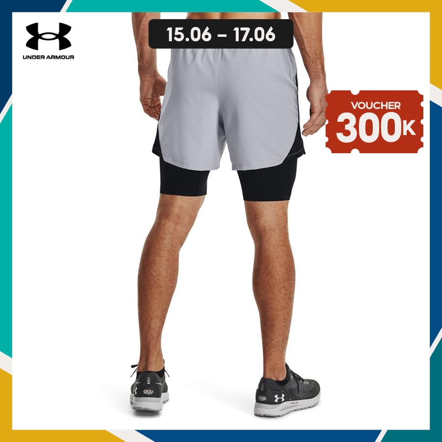 Quần đùi thể thao nam Under Armour Launch SW 5'' 2N1 Short - 1372631-011
