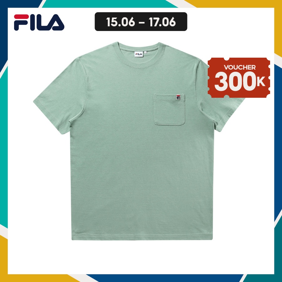 Áo thun tay ngắn thời trang unisex Fila Pocket - FE2RSD5101X-SGR