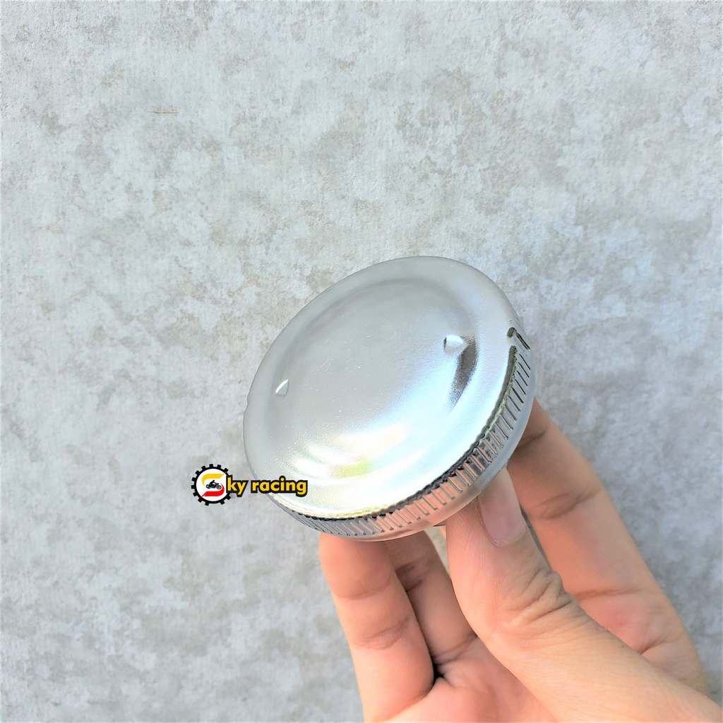 Nắp bình xăng mạ crom sáng bóng gắn cho mọi dòng xe