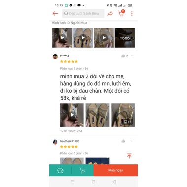 Dép lưới thái lan sành điệu