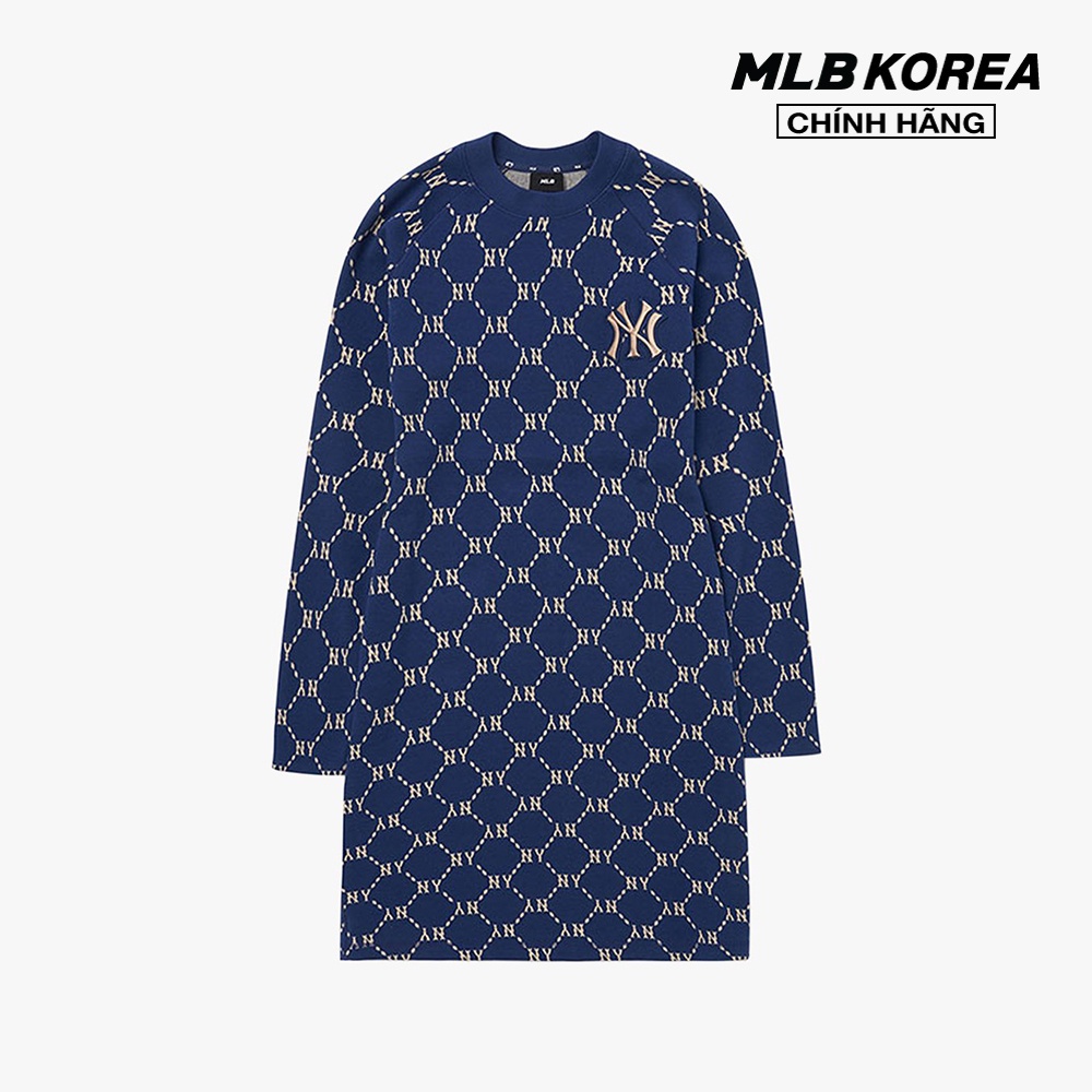 MLB - Đầm mini tay dài cổ tròn Dia Monogram Slimfit 3FOPM0124-50NYS
