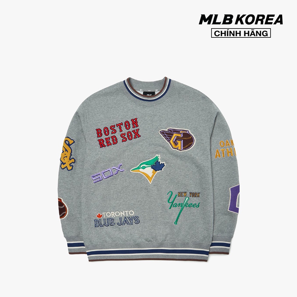 MLB - Áo sweatshirt tay dài phom suông Multi Logo Overfit 3AMTN0224-00MGD